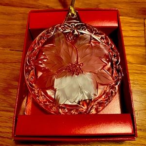 Mikasa Poinsettia Ornament